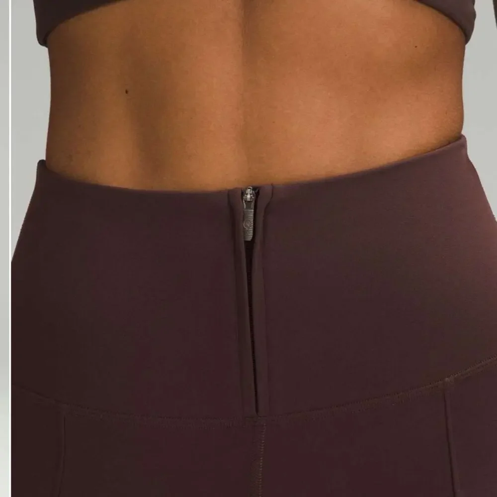 Lululemon Espresso Align High Rise Zip Front Leggings